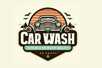 design professional car wash logo