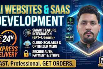 develop ai website, saas, and software