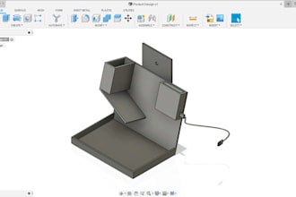 create cad, 3d printing designs and technical engineering drawing