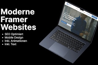 build a modern and fast website in framer