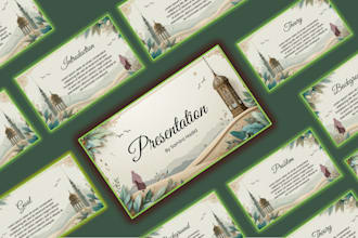 design ppt slides animation, canva, google slides and pitch deck presentation