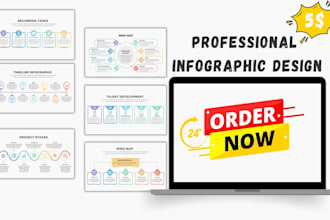 design professional infographic, flow chart, diagram,roadmaps in 24hrs