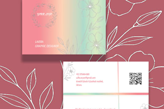 make modern professional buisness cards