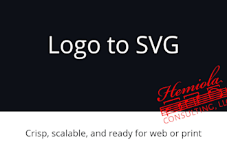 convert your logo into a scalable vector graphic