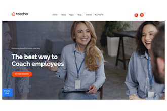 coaching website life coaching landing page online career consulting website