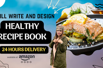 design healthy recipes for your book and ebook