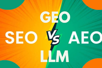 professional aeo GEO aio llm SEO services for fast ranking better sales