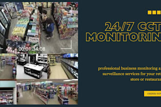 monitor your retail store or restaurant and provide professional security report
