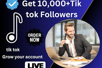 grow your tik tok account to get 1000 followers organically