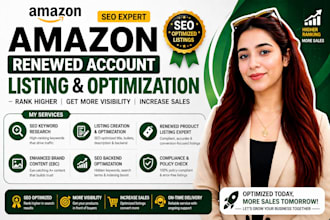 manage amazon renewed account product listing SEO