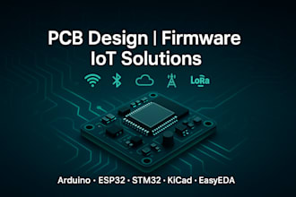 do professional pcb design, stm32, microcontroller programming and embedded