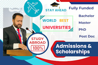 search top university admissions and scholarships for you