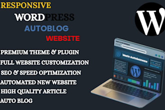 create automated new website autoblog wordpress wesite wordpress ai autobloging