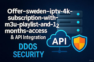 deliver restream vod iptv  global channels with  high optimization