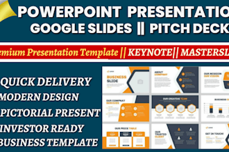 design google slides, pitch deck powerpoint presentation slide keynote