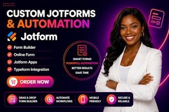 train jotform apps, online forms, typeform and google form ai chatbot automation