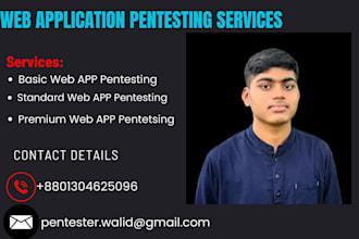 conduct advanced penetration testing on your web app and deliver a full report