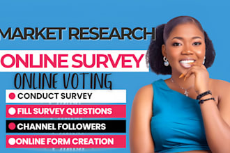 conduct online survey respondents to fill online survey questionnaires