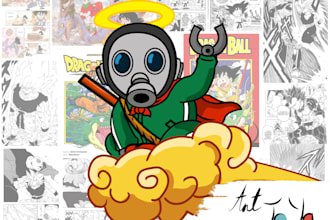 crearé un dibujo para ti, digital o tradicional, tú eliges