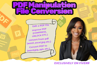 edit, convert, merge, split, unlock and compress PDF files