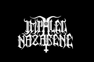 make an authentic black metal logo for albums
