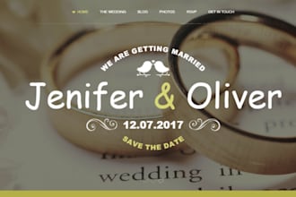 design wix photography wedding website bridal store makeup artist event website