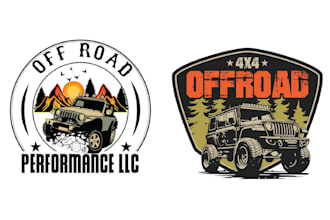 design vintage classic adventure off road logo