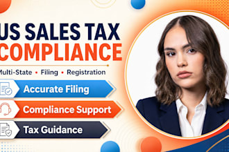 handle US multi state sales tax registration filing and ecommerce compliance