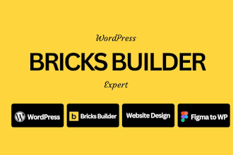 build responsive wordpress website with bricks builder, modify,clone or redesign