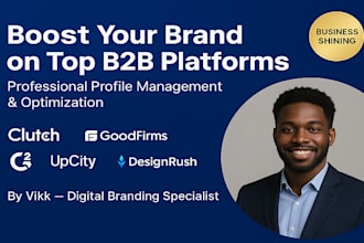 manage, optimize gmb, clutch, goodfirms, g2, upcity, designrush business shining