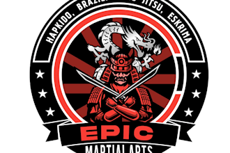 create a modern martial arts logo for your brand