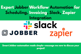 do jobber workflow automation for scheduling invoicing slack zapier integration