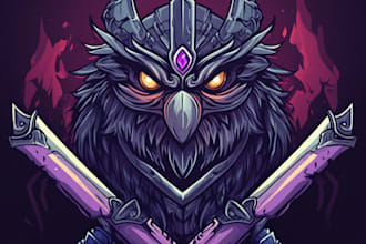 create a custom fantasy, logo design