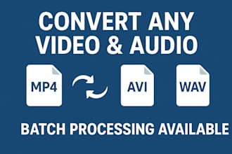 convert, edit, and batch process mp4 and mp3 files