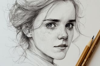 draw, make illustrations and any drawing you ask by pencil