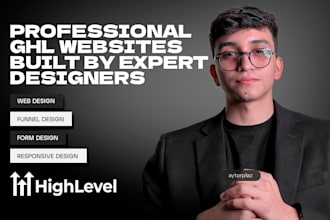 be your expert responsive web designer for gohighlevel