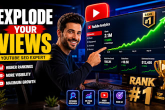 be your youtube video seo specialist, to get organic views