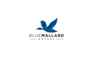 design duck mallard notary business logo