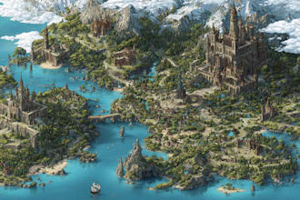 make a fantasy map for your dnd game