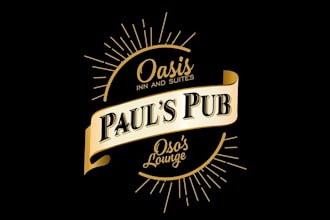 design high quality pauls pub logo