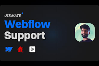 do quick design updates and bug fixes in webflow