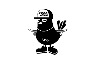 design creative skateboard brand logo