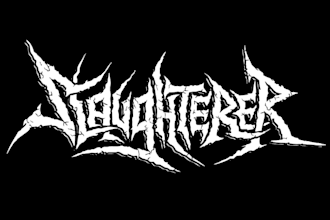 create a brutal thrash metal band logo