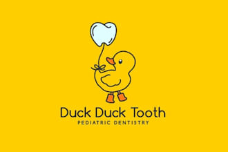 design fun memorable pediatric dental practice logo