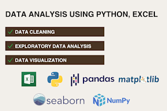 do data cleaning, eda, and data visualization