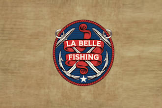 design awesome texas fishing guide logo