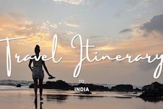 plan your personalised travel itinerary