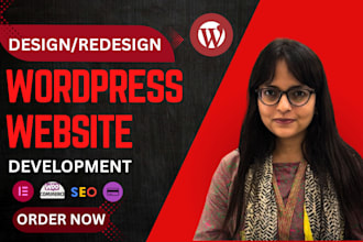 design, redesign, develop, wordpress website, fix, troubleshooting, optimization