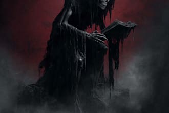 draw horror or fantasy monster or creature for you