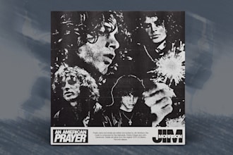 create collage retro album cover art design